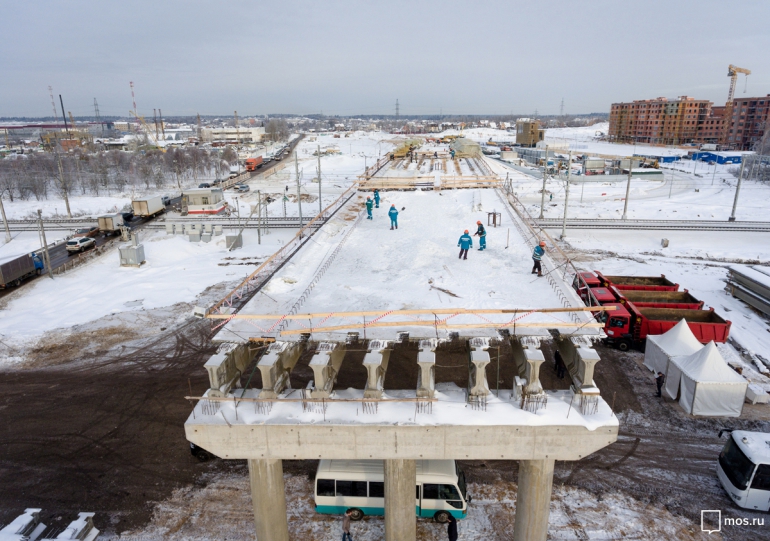 В Москве за три года введено в строй шесть новых путепроводов через ж/д пути