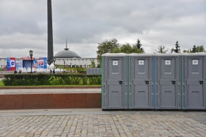 Для обеспечения мероприятий проводимых в рамках выборов в Государственную думу ГБУ &quot;Доринвест&quot; была обеспечена установка 299 туалетных кабин