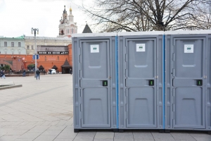 Для обеспечения проведения митинг-концерта на Манежной площади 18 марта, было установлено 815 туалетных кабин