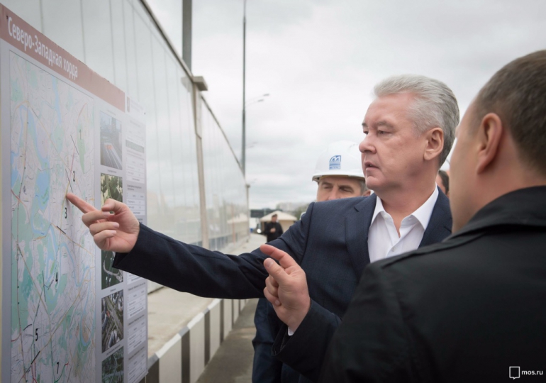Собянин: В 2017 г. в Москве появится дублер Можайского шоссе и Мичуринского проспекта
