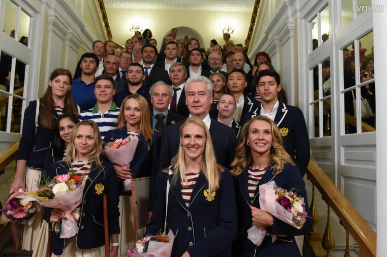 Собянин поздравил московских спортсменов с победами на Олимпийских играх в Рио