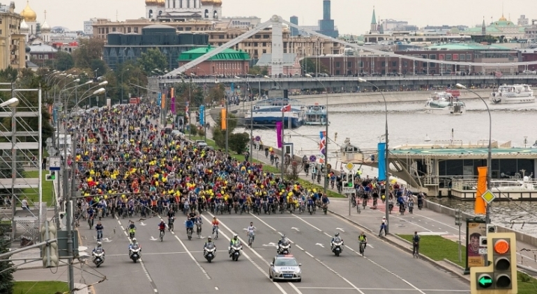 Всероссийский велопарад пройдет в Москве 28 мая
