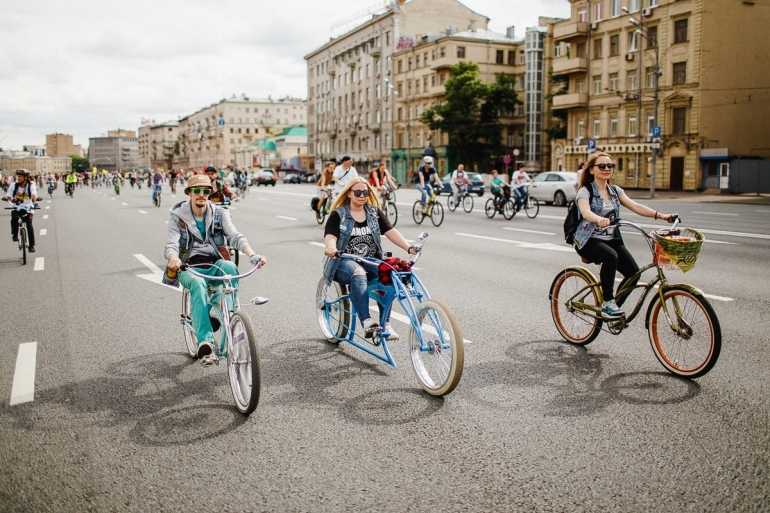 В воскресенье, 20 мая пройдёт Московский Велопарад
