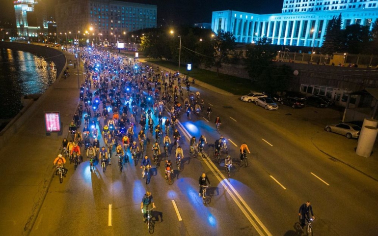 Второй ночной Московский Велопарад состоится 2 июля